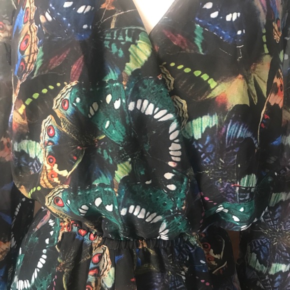 Show Me Your MuMu Black Butterfly Print Romper - Picture 14 of 14